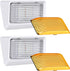 Leisure LED RV Exterior Porch Utility Light - 12v 280 Lumen Lighting Fixture. Replacement Lighting for RVs, Trailers, Campers, 5th Wheels. White B...
