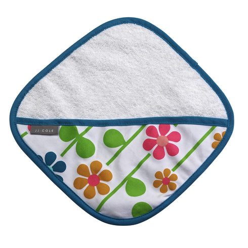 JJ Cole Washcloth Summer Garden & Bath Mitt Set, Pink/Green/Blue/Yellow/White/Orange...