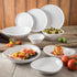 Carlisle FoodService Products Stadia Reusable Plastic Plate Pasta Plate for Home and Restaurant, Melamine, 9.5 Inches, White...