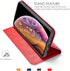 ZCDAYE Wallet Case for iPhone X,iPhone Xs Cover,Magnetic Premium Vintage PU Leather Shockproof Folio Flip Case Cover with Card Slots Kickstand for...