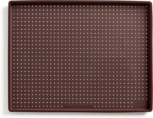 Lekue Micro Perforated Silicone Baking Pizza Mat, 15.7" x 0.59" x 11.8", Brown...