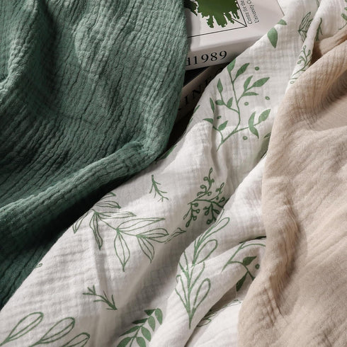 Muslin Swaddle Blankets for Newborn, 3 Pack Breathable Soft Receiving Blanket, Large 38 x 40 inches Swaddle Wrap Burping Clothes, Essentials Infan...