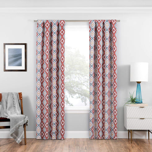 ECLIPSE Room Darkening Curtains for Bedroom - Morrow 37" x 63" Thermal Insulated Single Panel-Rod Pocket Light Blocking Curtains for Living Room, ...