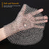 AMAGABELI GARDEN & HOME 10”x10” Round Cast Iron Cleaner 316 Stainless Steel Chainmail Scrubber for Cast Iron Pan Skillet Cleaner for Dishes Cast I...