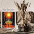 Posterizer 1 pcs-Alien Strolling into Alien Planet's Sunset-Abstract & Modern Art-Fantasy & Fiction Art-Gift for Art Lovers-Decor for Home & Offic...