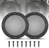 8 inch Metal Mesh Round Speaker Grill Cover, Universal Radio Speaker Grills Decorative for Car Speaker Mounting Home Audio DIY, Mesh Subwoofer Gri...