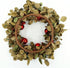20 inches Artificial Winter Spring Wreath with Eucalyptus Leaves,Red Berries,Red Bells for Front Door Farmhouse Indoor Outdoor Festival Home Decor...