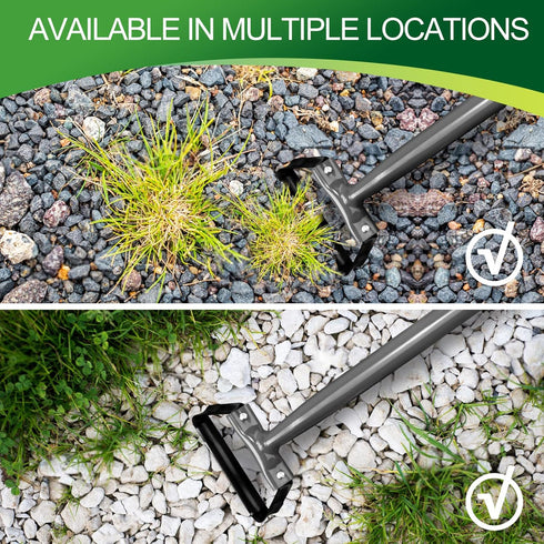 Walensee Mini Action Hoe for Weeding Stirrup Hoe Tools for Garden Hula-Ho with 14- Inch Scuffle Loop Hoe Gardening Weeder Cultivator, Sharp Durabl...