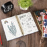 Line Spiral Notebook, A5 Flower Journals Bulk, 100GSM Lined Thick Paper Travel Journal Set, Hard Cover,College Ruled, Wirebound Diary Planner, 75 ...