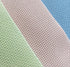KCS 3 pc of 12" x 18" 14CT Counted Cotton Aida Cloth Cross Stitch Fabric (Light Blue+Pink+Light Green)...