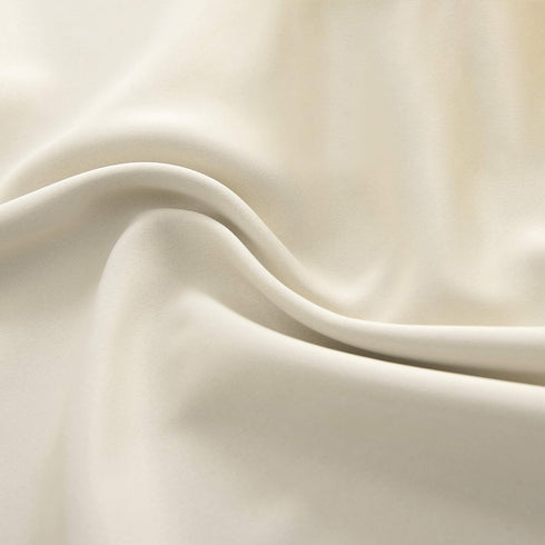 DONREN Cream Beige Curtain Valances for Kitchen 42 x 12 Inches Long Room Darkening Rod Pocket Valances (2 Panels)...
