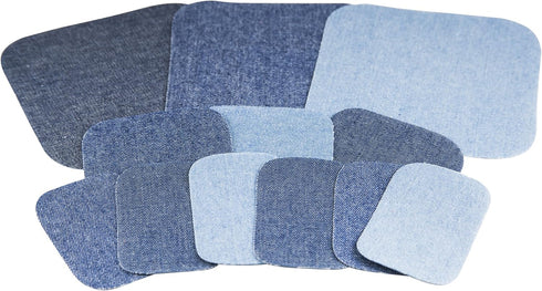 Singer Denim Iron-On Repair Kit, Assorted Sizes, Iron-on Patches for Jeans...