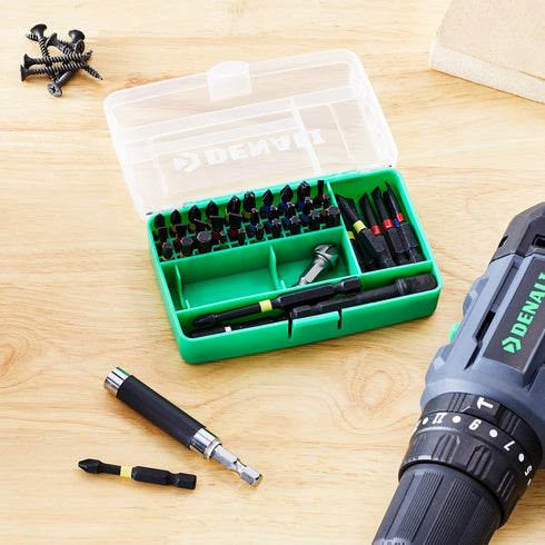 Amazon Brand - Denali 44-Piece Impact Driver Bit Set...