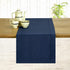 D'Moksha Homes Linen Navy Blue Table Runner 60 Inches - Classic Hemstitch, 100% Pure Linen Coffee Table Runner 14 x 60 Inch Ideal for Dresser Tabl...