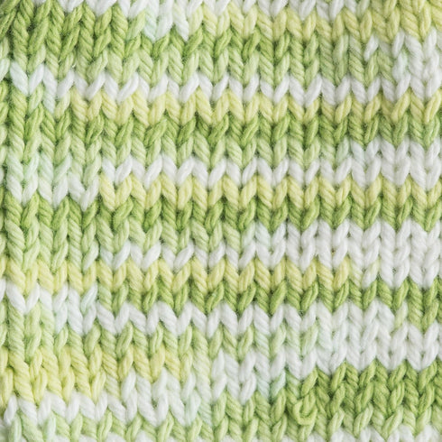 Lily Sugar 'N Cream The Original Ombre Yarn, 2oz, Gauge 4 Medium, 100% Cotton, Key Lime Pie - Machine Wash & Dry...