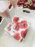 20-ct 13x13 Valentine's Napkins Decorative for Decoupage Red Poppy Floral Paper for Mother's Father's Day Red Pretty Flower Napkins gorgeous for L...