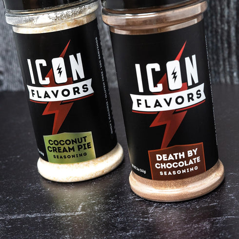 ICON Meals Gluten Free Zero Calorie Seasonings, Meal Prep, Flavor Enhancer, Keto Approved, Real Ingredients, Amazing Taste, Low Carb (Death by Cho...