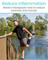 Vive Calf Brace - Adjustable Shin Splint Support - Lower Leg Compression Wrap Increases Circulation, Reduces Muscle Swelling - Calf Sleeve for Men...
