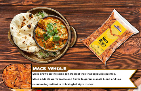 Rani Mace Whole (Javathri), Spice 3.5oz (100g) ~ All Natural | Vegan | Gluten Friendly | NON-GMO | Kosher | Indian Origin...