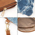 ZLM BAG US Women Distressed Denim Evening Purse Pu Leather Clutch Handbag Rhombus Pattern Wristlet Bag...
