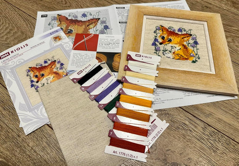 RIOLIS Cross Stitch Kit 5"X5"-Little Fox (14 Count)...