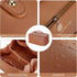 Travel Makeup Bag Large Capacity Cosmetic Bags Waterproof Toiletry Bag for Women Lay Flat PU Leather Makeup Bag with Divider and Handle Makeup Org...