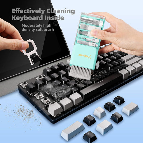 Electronics Keyboard Repair Kit with 3 in 1 Earbud Cleaner Pen, Camera Lens Pen, Suit for iPad, iPhone, Cell Phone......