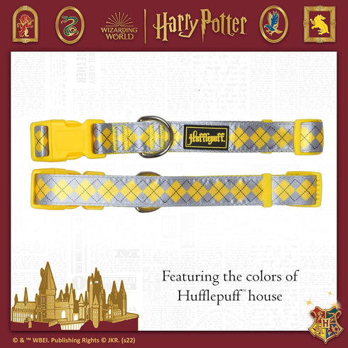 Harry Potter Hufflepuff Dog Collar in Size XLarge | Extra Large Dog Collar, Harry Potter Dog Collar | Harry Potter Dog Apparel & Accessories for H...