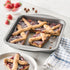 Circulon 51135 Total Nonstick Baking Pan / Nonstick Cake Pan, Square - 9 Inch, Gray...