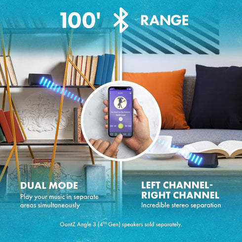OontZ Golf-Edition Bluetooth Speaker, Portable Wireless Bluetooth Action Sports Speaker, 10 Watts, up to 100 ft Bluetooth Range, Loud Portable Blu...