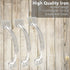 6 Pcs 4" Metal Gate Pull Handles, Bow Gate Handle Screen Door Pull, Vintage Barn Door Handles (Silver)...