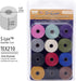 The Beadsmith S-Lon Bead Cord – .5 mm Twisted Nylon Cord for Stringing, 12-Pack, Gaskell Mix, TEX210, 77 Yards per Spool...
