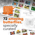 Castle Arts Butterflies Coloring Book | 72 Amazing Beauties Curated by in-House Artists with Color Reference Guide | No Show-Thru Artist Grade Pap...