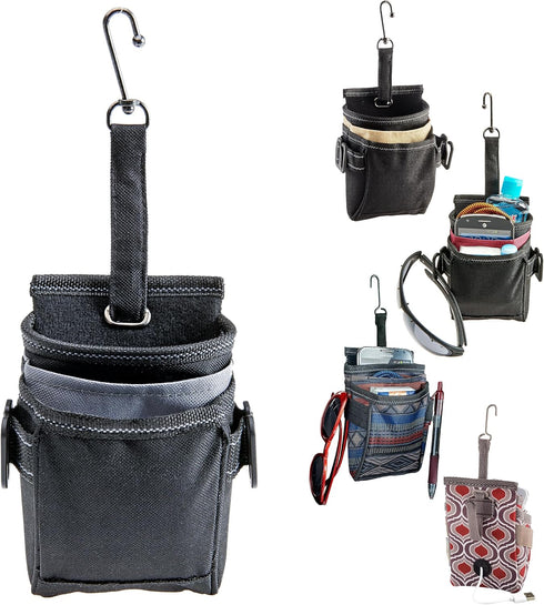 High Road DriverPockets Car Phone Holder Air Vent Pouch and Front Seat Organizer with 3 Pockets, Hanging Hooks and Charging Port......
