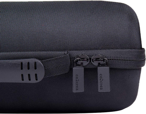 co2CREA Hard Travel Case for replacement for JBL Charge 4 / replacement for JBL Charge 5 Waterproof Bluetooth Speaker (Outside Black and Inside Re...