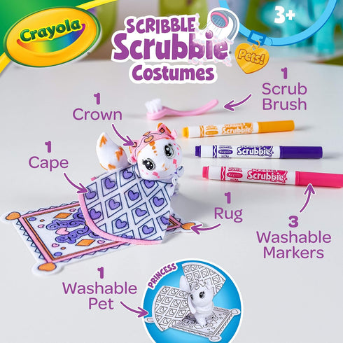 Crayola Scribble Scrubbie Pets Princess Playset, Kids Toys, Gift for Girls & Boys...