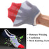 Mottee&Zconia Mens No Show Low Cut Cotton Socks Mesh Top Anti-slip Casual Sock 6 Pairs size 5-8...