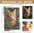 Ginfonr 5D DIY Mosaic Diamond Painting Kits White Tiger Full Drill, Paint with Diamonds Art Animals Cross Stitch Embroidery Rhinestone Craft for H...