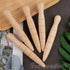 Framendino, 5 Pack Wooden Plant Dibber Wood Garden Dibber Sow Dibber Seedling Gardeners Planting Tools Planting Dibble for Seed Plants...