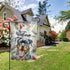 Welcome Rottweiler and Winter Flower Home Flag 12 x 18 Inch Double-Sided Outdoor Yard Flag Decorative Puppy Dog Pet Rescue Garden Flag...