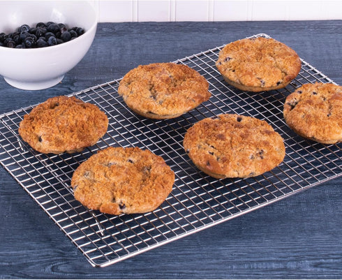 Mrs. Anderson's Baking 6-Cup Muffin Top Pan, Non-Stick European-Grade Silicone...