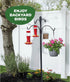 Hummingbird Feeder 10 oz. Plastic Hummingbird Feeders for Outdoors, with Built-in Ant Guard - Circular Perch with 5 Feeding Ports - Wide Mouth for...