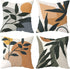 Boho Abstract Throw Pillow Covers 18 x 18 Set of 4 Sun Sunset Sunrise Plant Bohemian Decorative Pillowcase Landscape Nature Minimalist Modern Art ...