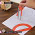 Mr. Pen- Compass and Protractor Set, Red, Compass Geometry Tool, Protractor and Compass Set, Compass Drawing Tool, Drawing Compass, Protractor Set...