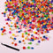 300+Pcs Small Dried Flowers for Crafts with Tweezer - Colorful Real Natural Mini Dried Flowers for Resin, Tiny Dried Pressed Flowers for DIY Jewel...