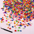 300+Pcs Small Dried Flowers for Crafts with Tweezer - Colorful Real Natural Mini Dried Flowers for Resin, Tiny Dried Pressed Flowers for DIY Jewel...