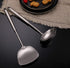 FJNATINH Wok Spatula and Soup Ladle Set - 304 Stainless Steel Wok Utensil Tools Set, 2 Pieces All Metal Cooking Kitchen Utensils,Chinese Wok Acces...