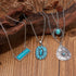 Western Necklaces for Women Western Necklace Set Bohemian Turquoise Hippie Accessories Ligtning Pendant Necklace Set 90S Cowgirl Necklace Jewelry ...