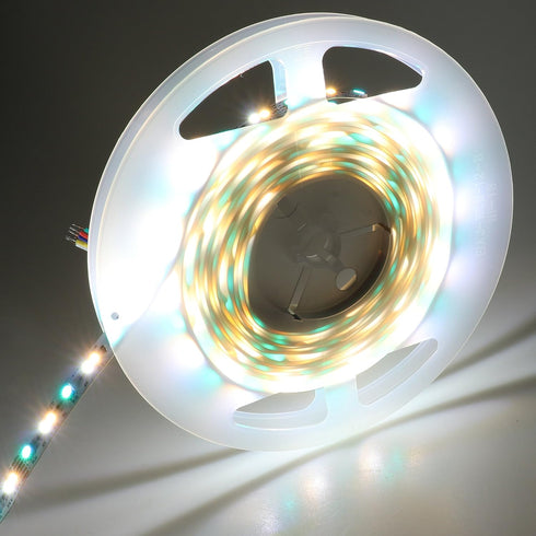 LEDENET® LED Strip Lights RGB+W+WW Flexible Full Color Changing Color Temperature Adjustable DC12V 5050 2835 540LEDs RGB-CCT LED Tape Ribbon Lamp ...