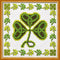 Irish Cross Stitch Kit 'Shamrock' - Symbol of Ireland Clover Embroidery - DIY Handmade Gift...